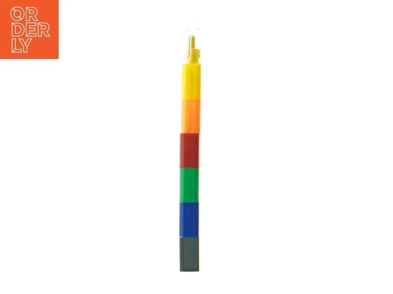 Billede 1 - Farverige stabelbare farveblyant (str. 14 cm)