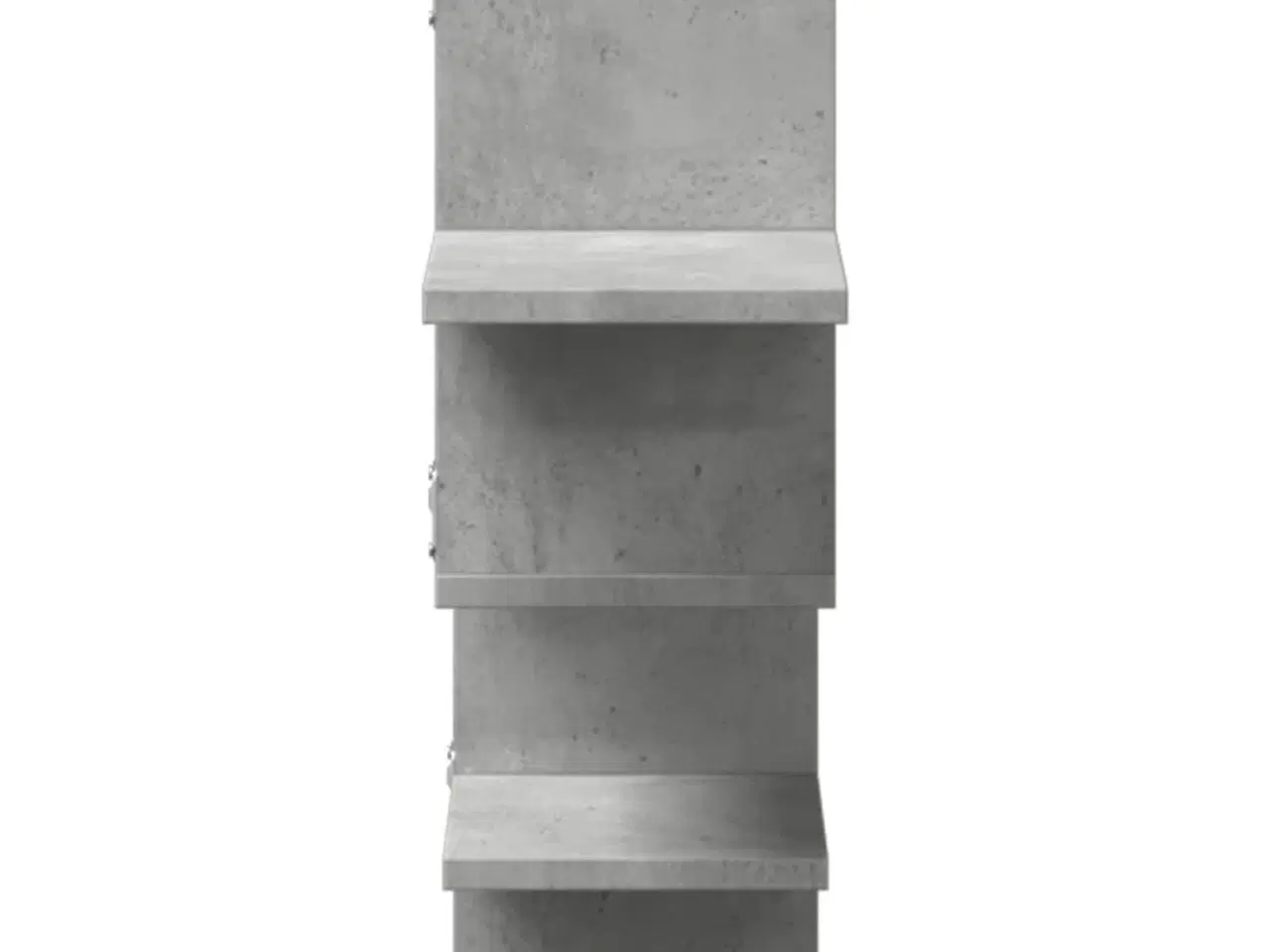 Billede 5 - Væghylde 124,5x18x60,5 cm konstrueret træ betongrå