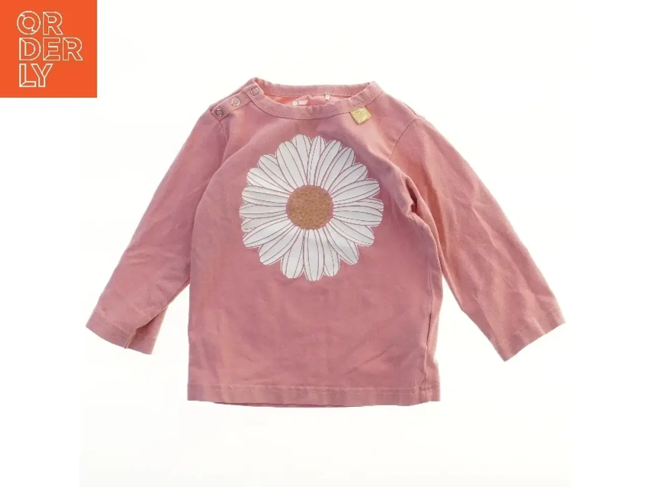 Billede 1 - Langærmet bluse med blomsterprint fra Danefæ (str. 74)