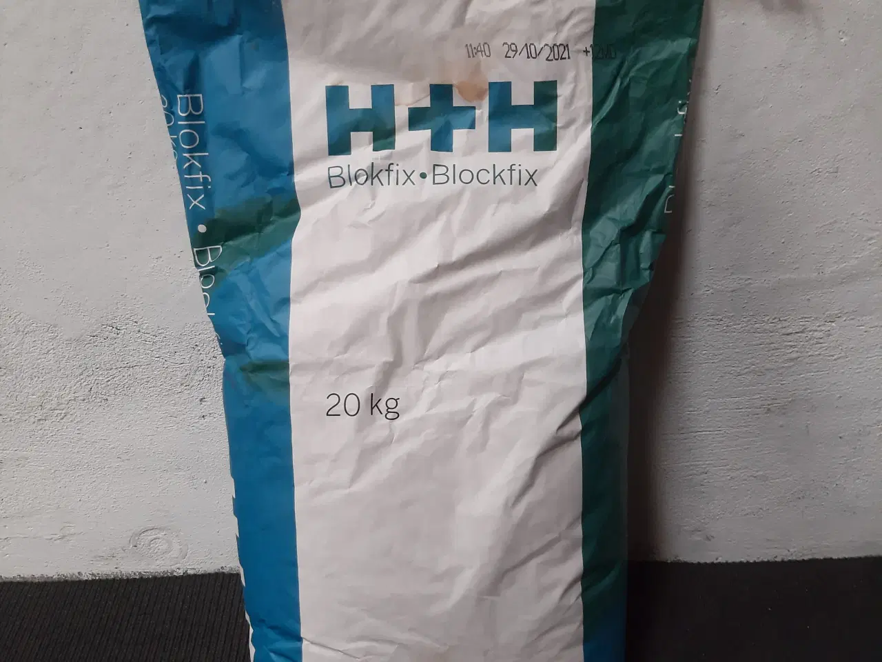 Billede 1 - H+h blokfix, 20 kg, hvid