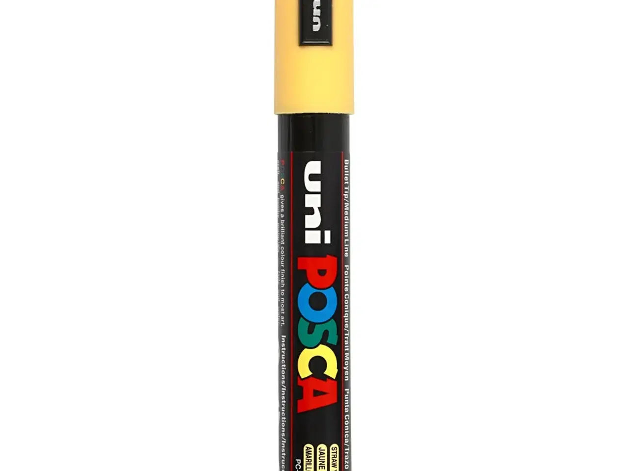 Billede 1 - Posca Tusch, nr. PC-5M, streg 2,5 mm, medium, straw yellow, 1 stk.