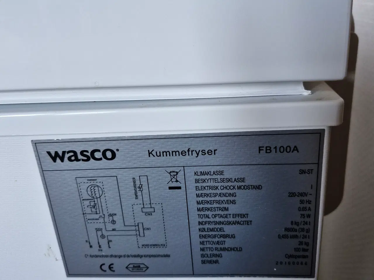 Billede 1 - Wasco kummefryser