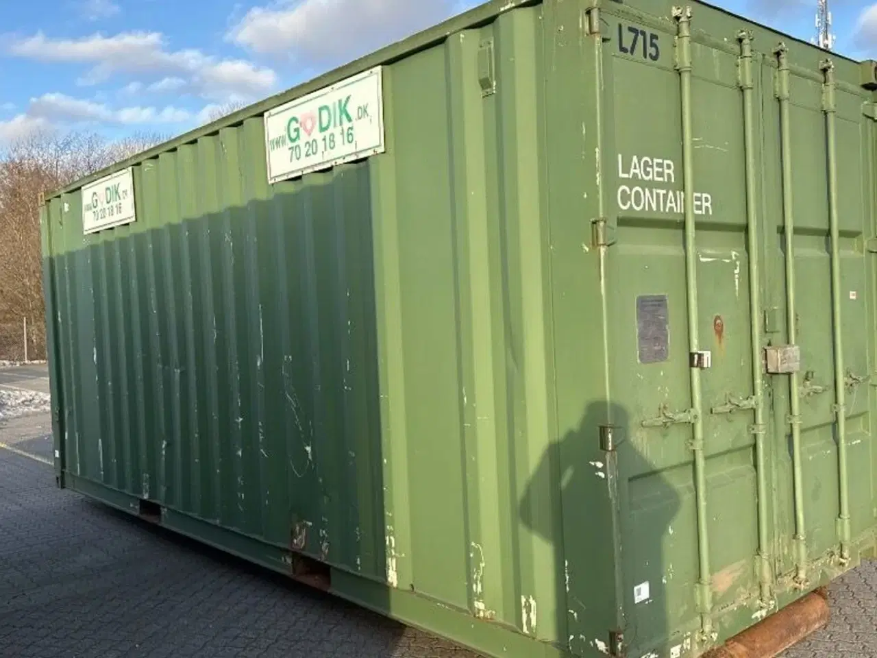 Billede 2 - Skibscontainer (P175) 20 fod