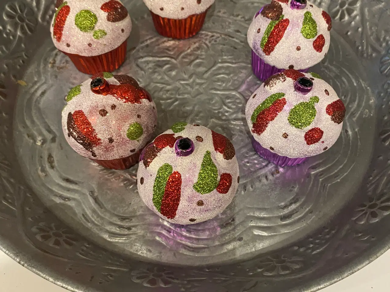 Billede 1 - 6 jule cupcakes