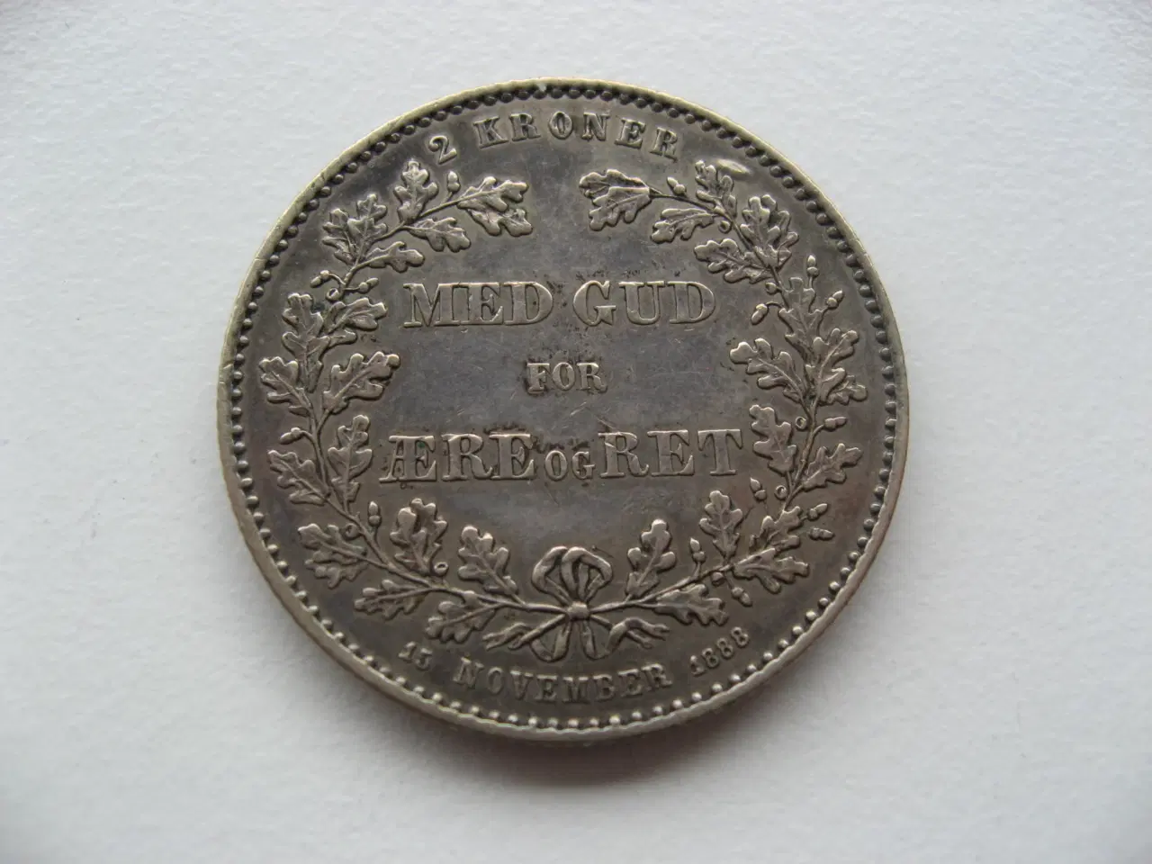 Billede 2 - Flotte jubilæumsmønter 1888, den gode. pr Stk
