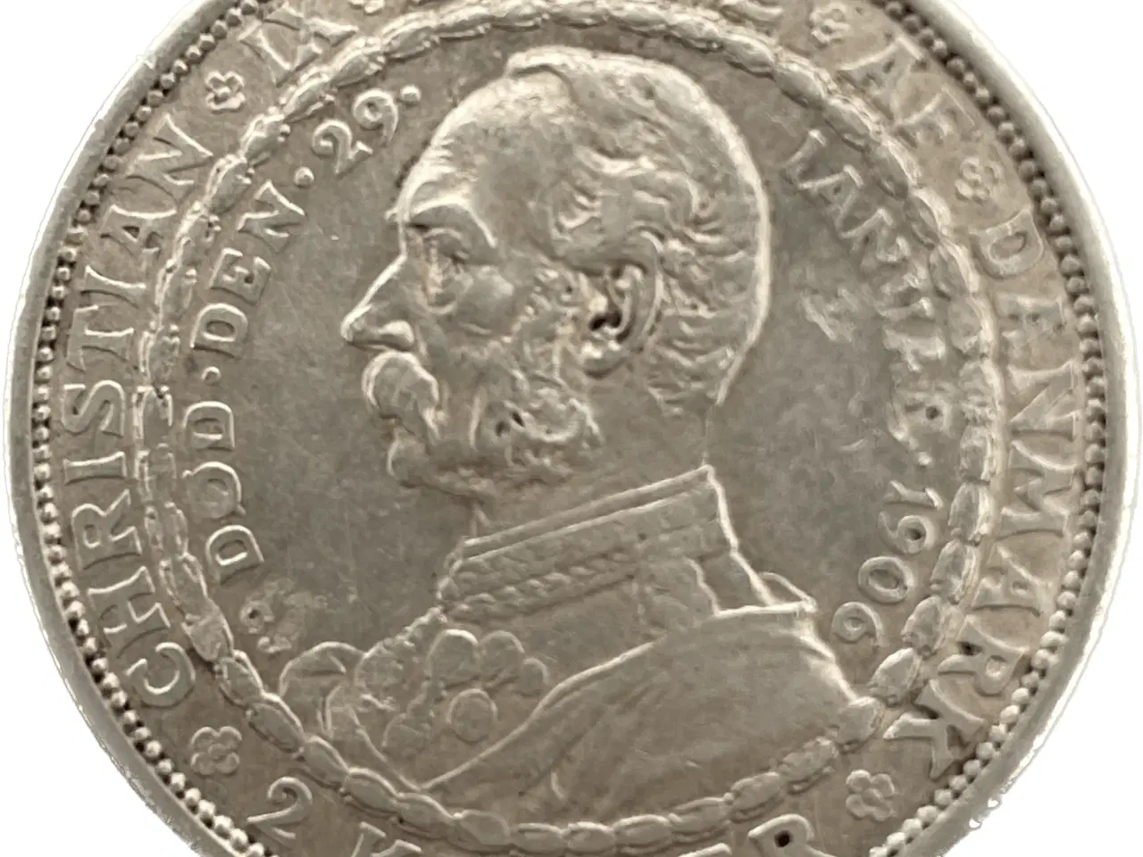 Billede 1 - 2 kr Erindringsmønt 1906