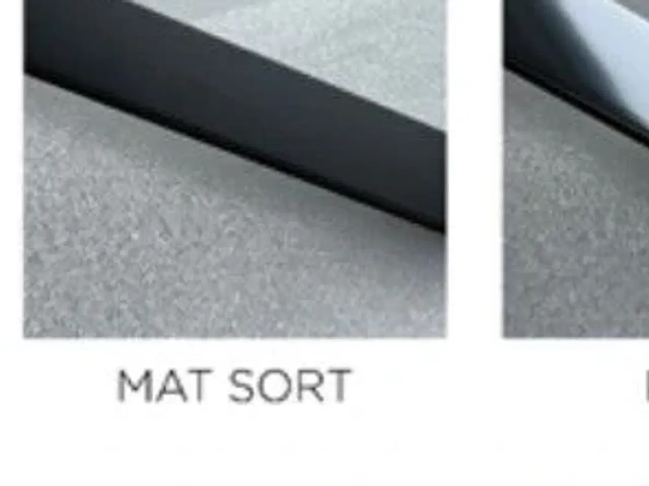 Billede 4 - Strømberg Slide 22 Skydedør, Grat Glas, Sort profile, 105cm x 200cm