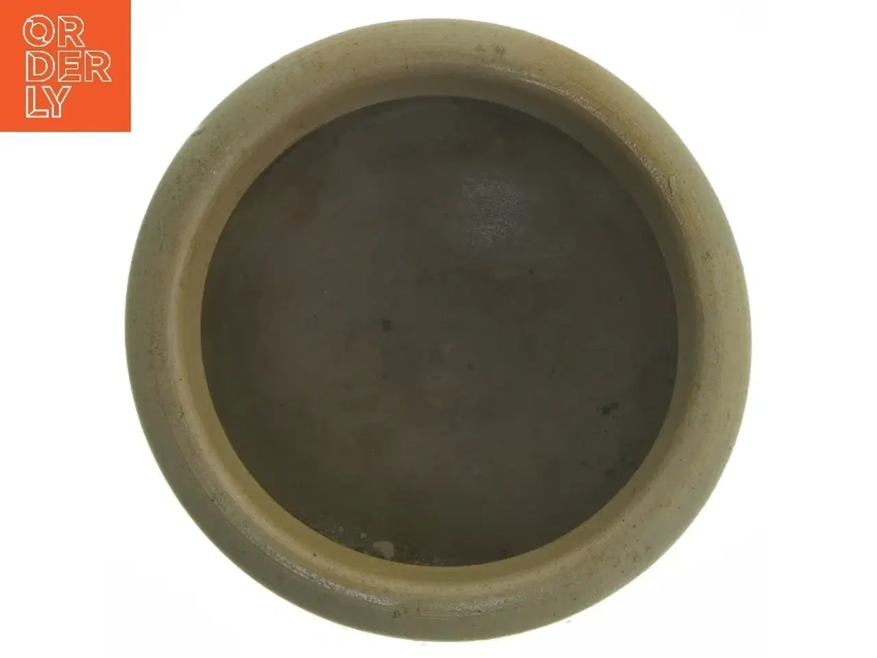 Billede 2 - Keramisk vase med blå dekoration (str. Ø 13,5 cm)