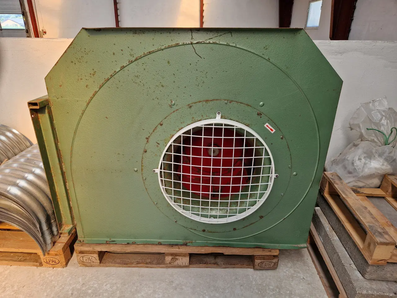 Billede 1 - Korntørring: Lavtryksblæser 10 hk (7,5 kW)
