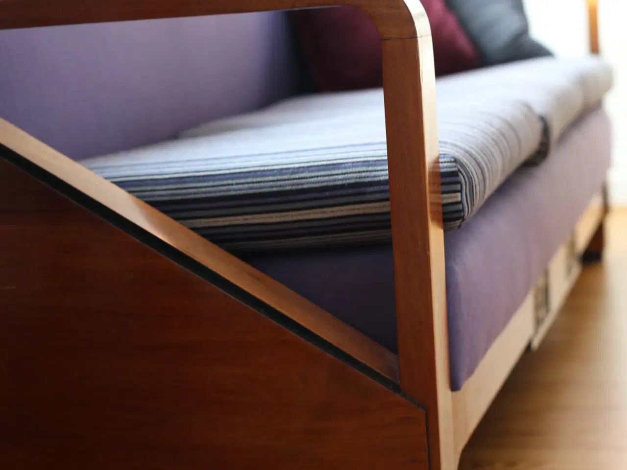 Billede 6 - Sofa + lænestole i ægte, massiv mahogni