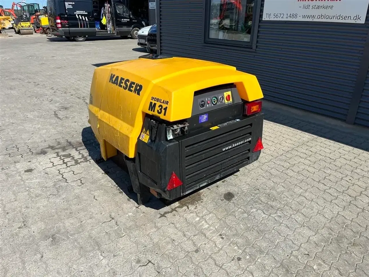 Billede 2 - Kaeser M 31 Brugt 3,1m3 mobil kompressor på ski