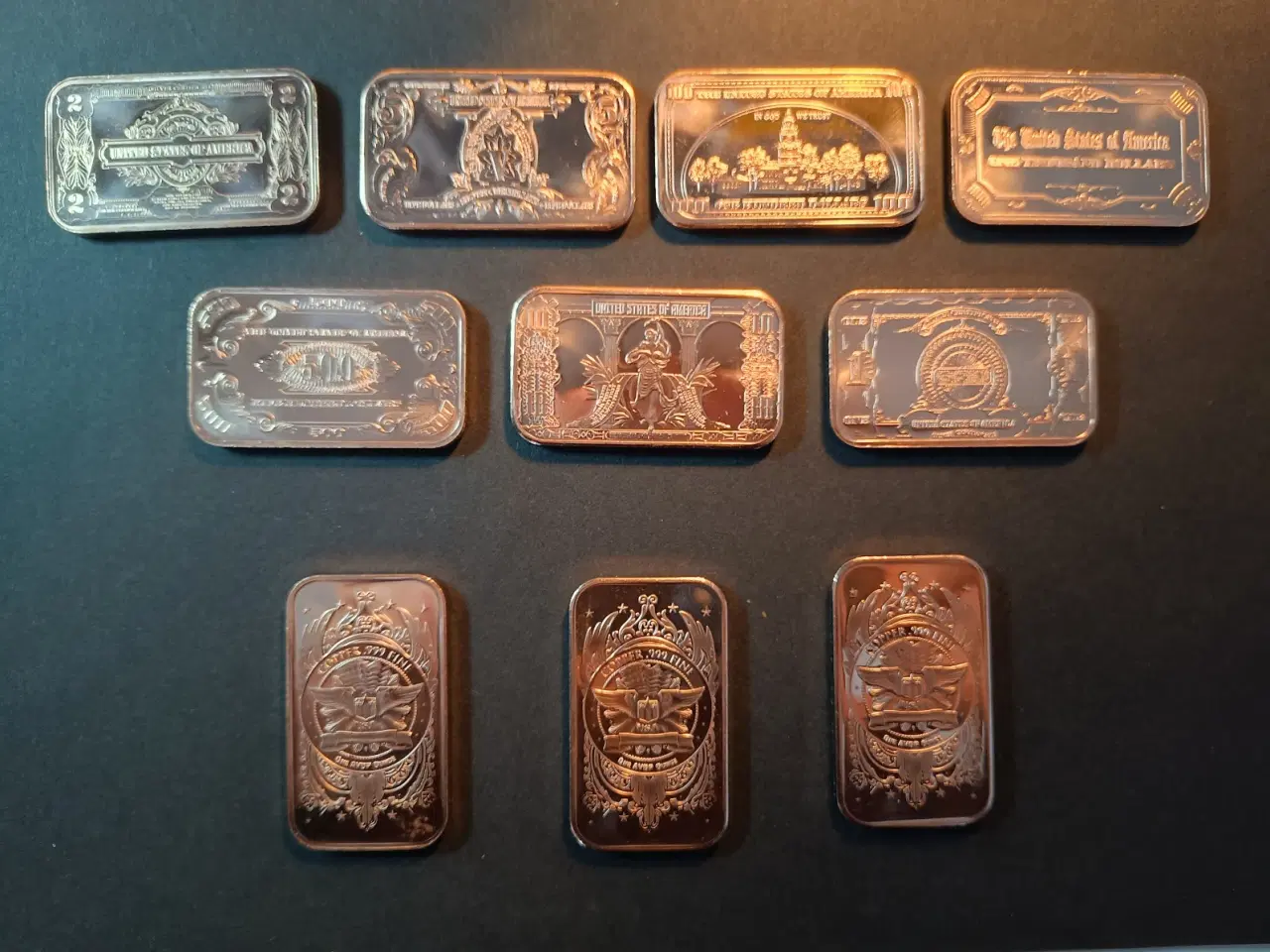 Billede 1 - Kobberbarrer 1 ounce USA.