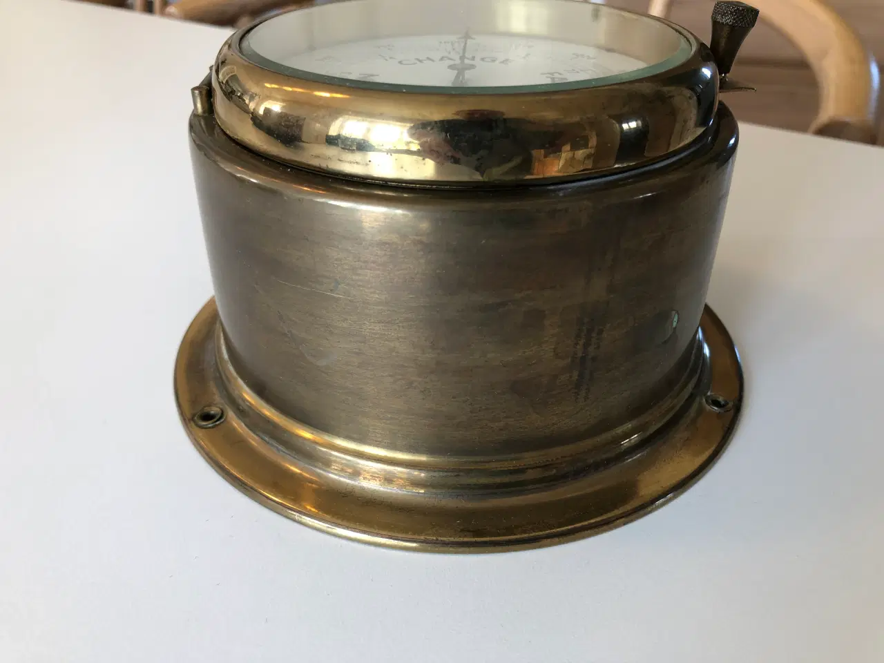Billede 3 - Skibs barometer med flot patina