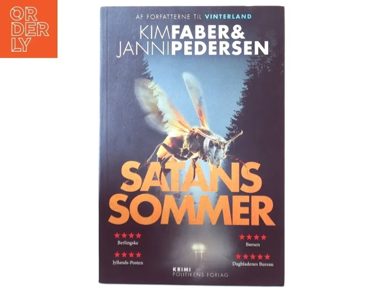 Billede 1 - Satans sommer : krimi af Kim Faber (Bog)