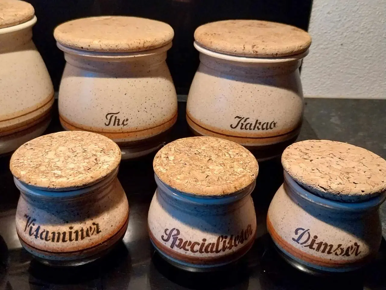 Billede 4 - krydderi krukker i keramik