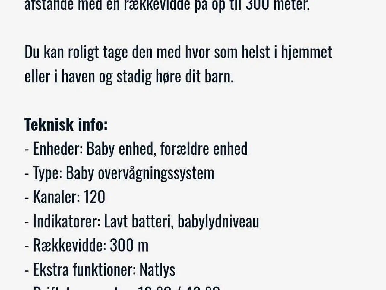 Billede 5 - Philips babyalarm 