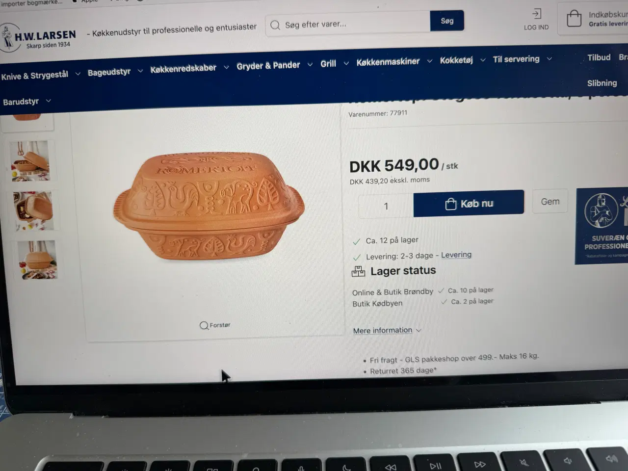 Billede 3 - Helt ny og ubrugt stegeso