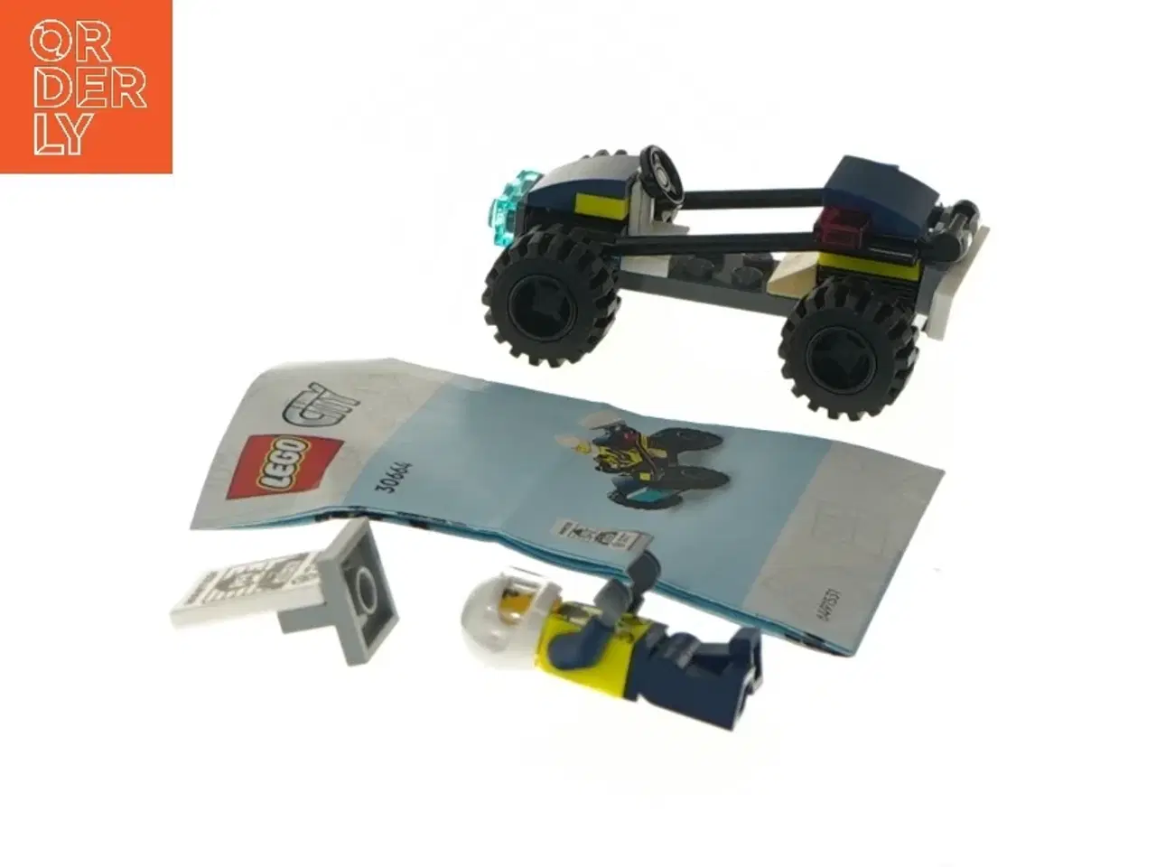 Billede 2 - LEGO City politibil med figur fra Lego (str. 8 cm)