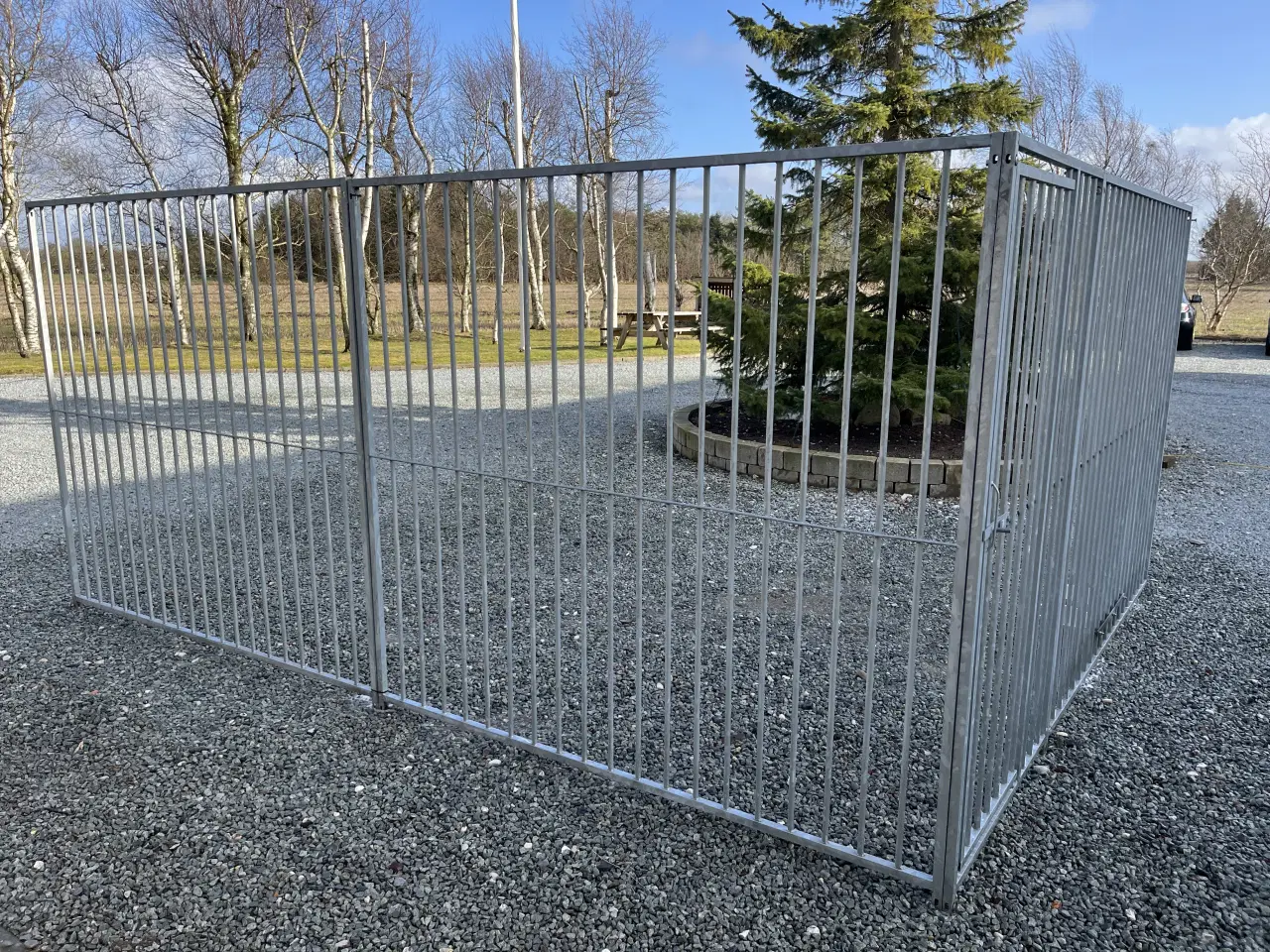 Billede 4 - Hundegård - 4 moduler - Galvaniseret 