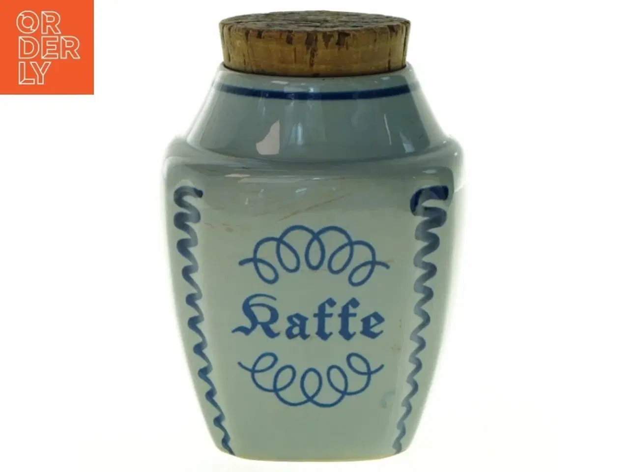 Billede 1 - Keramisk kaffekrukke med prop fra Søholm Keramik (str. H 15 cm)