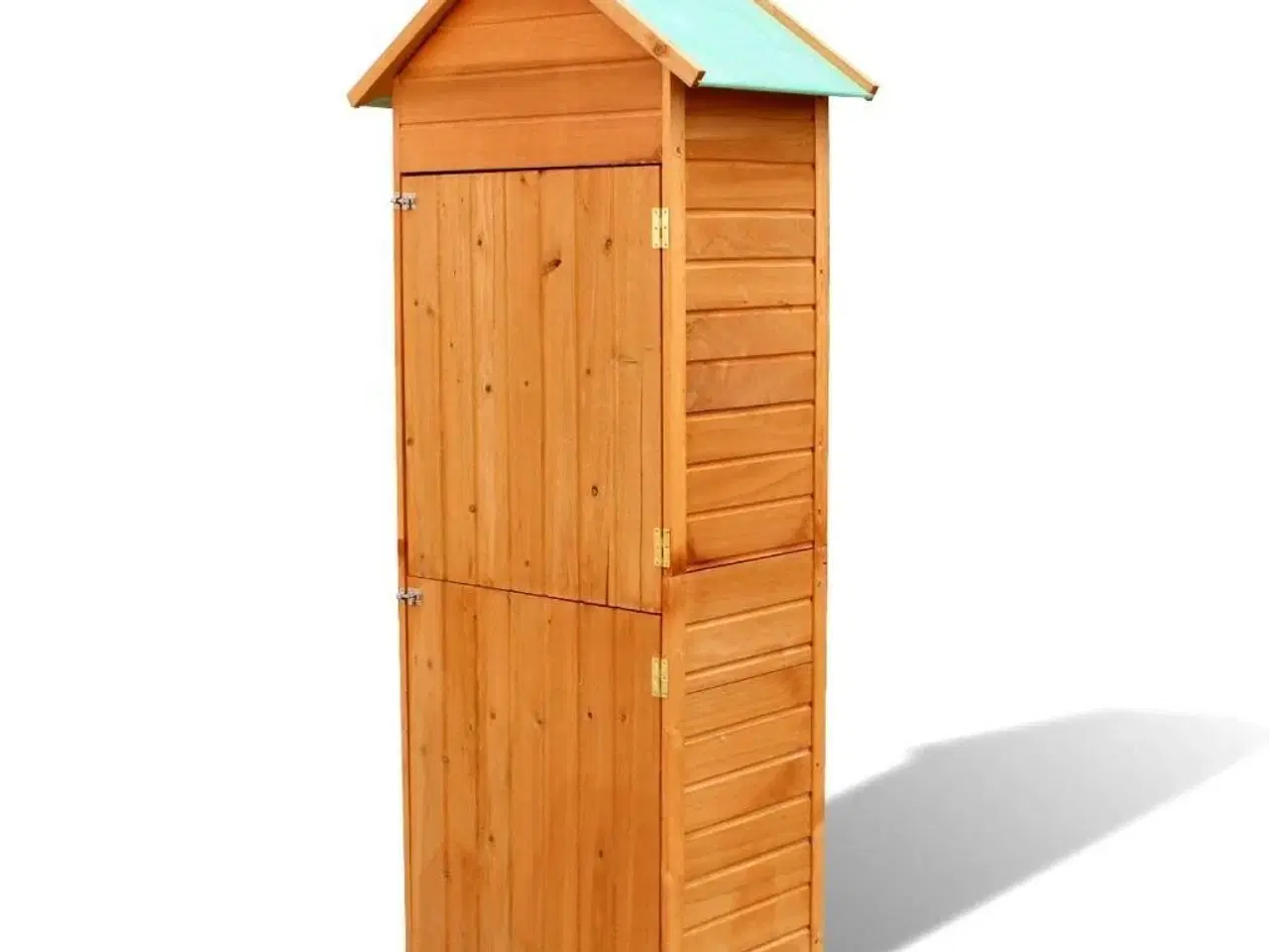 Billede 1 - Udendørs opbevaringsskab 42,5x64x190 cm brun