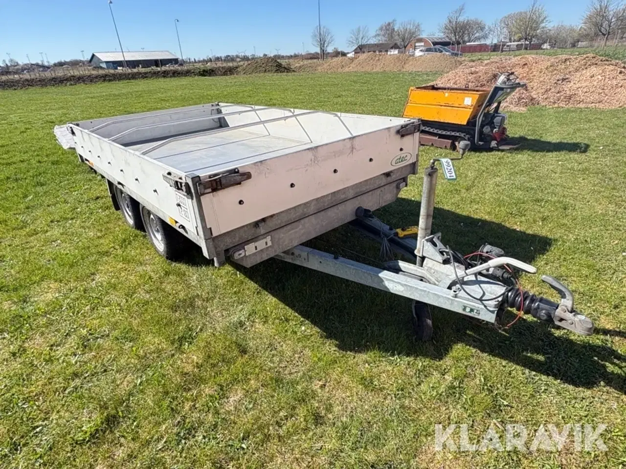 Billede 2 - Tiptrailer Atec K23-3000 3 punkt tip og ramper