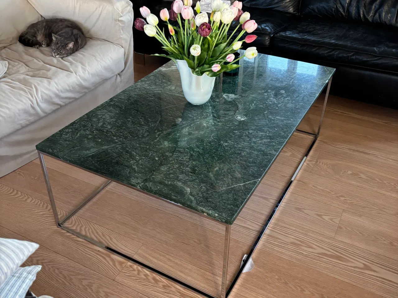Billede 2 - Grøn marmorbord