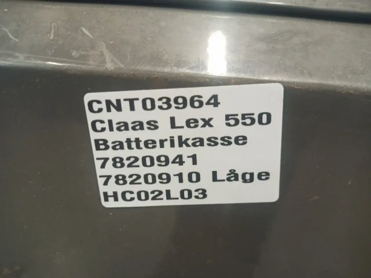 Billede 10 - Claas Lexion 550 Batterikasse 7820941