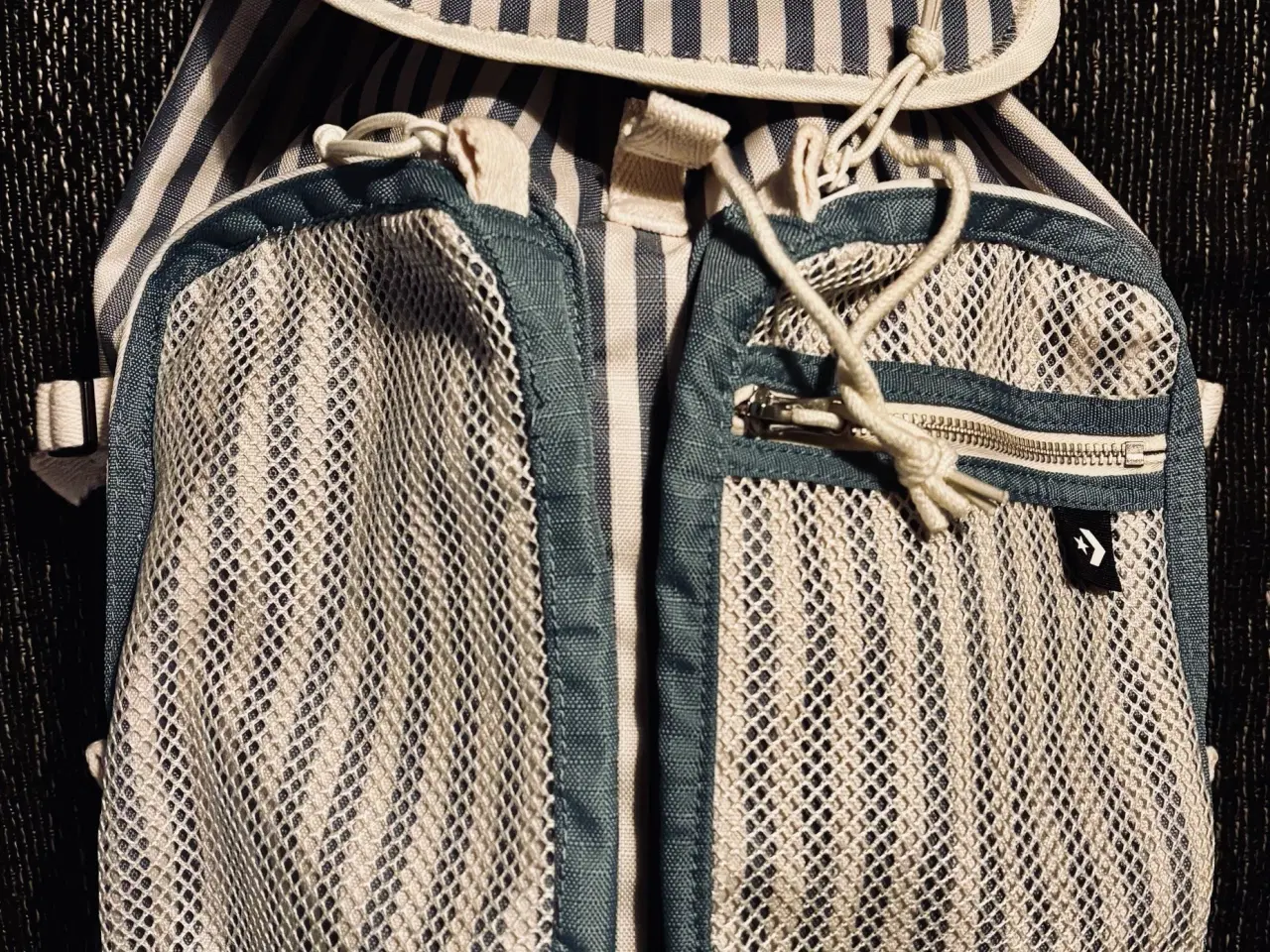 Billede 4 - Converse - rygsæk i stof med stribet mønster