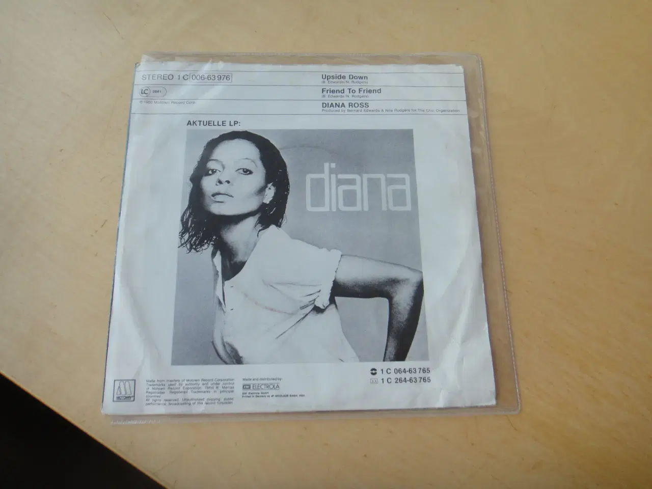 Billede 2 - SINGLE - Diana Ross - Upside down