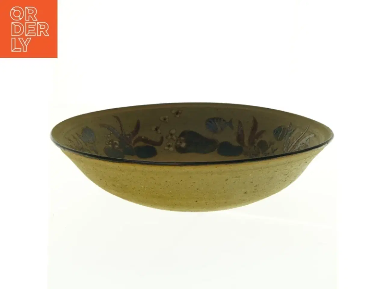 Billede 4 - Keramikfad med fiskemotiver (str. Diameter, 37 cm)