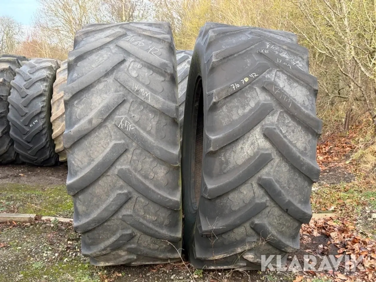 Billede 5 - Landbrugsdæk BKT 710/70R42 2 styk