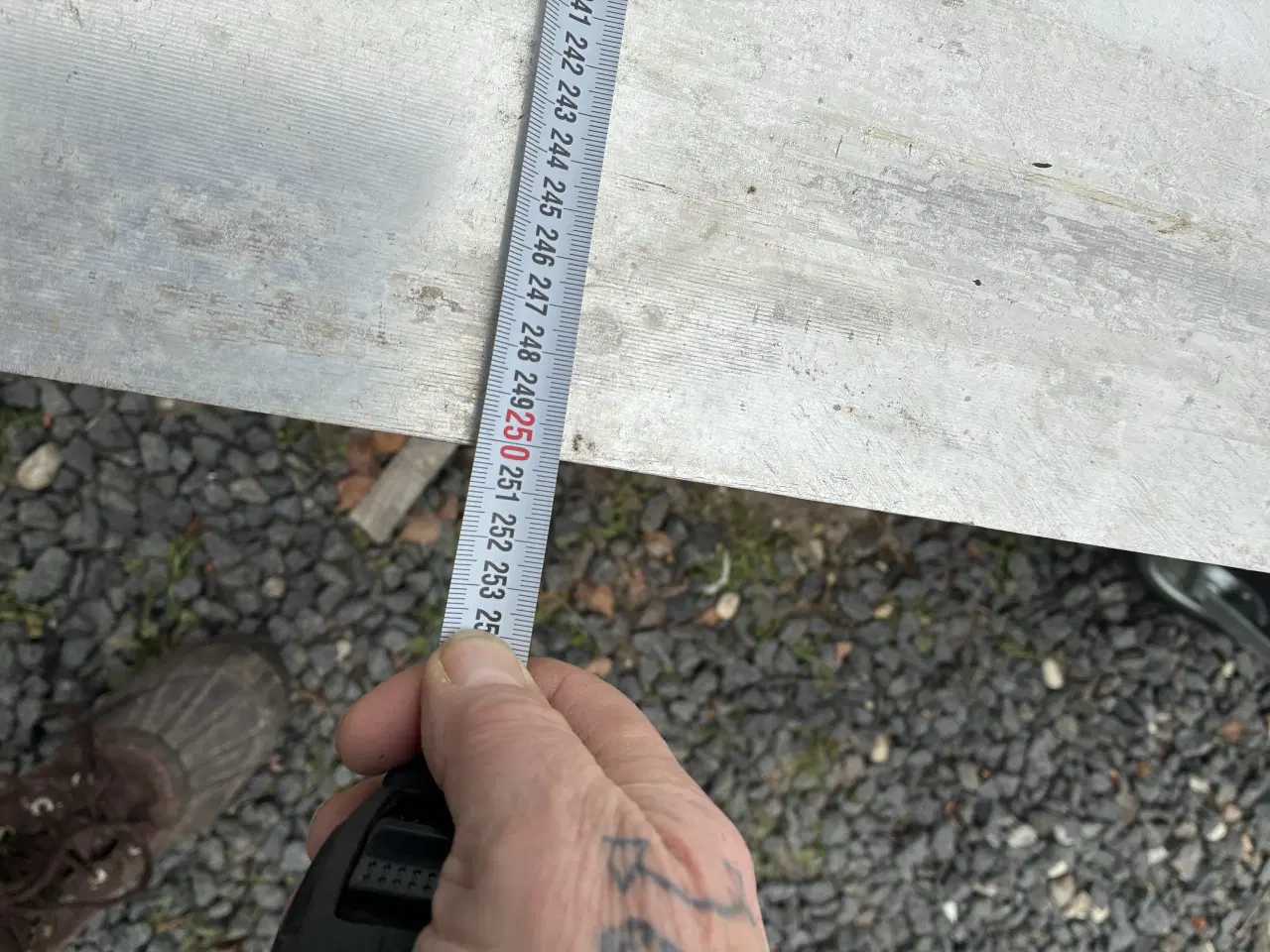 Billede 2 - aluminium plade stor 6 mm. 