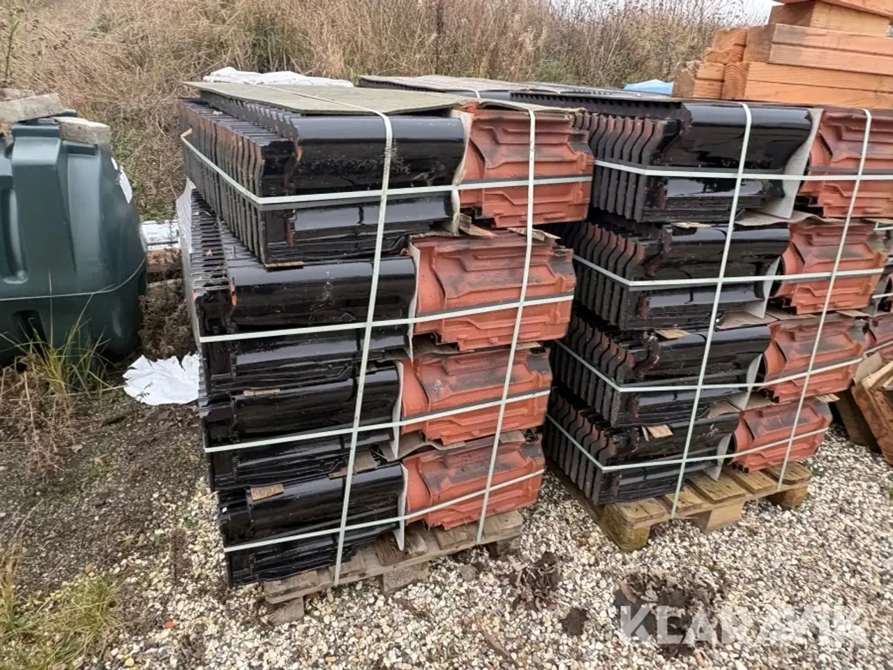 Billede 12 - Tagsten 220kvm Creaton Sinfonie vingefalstagsten med rygsten