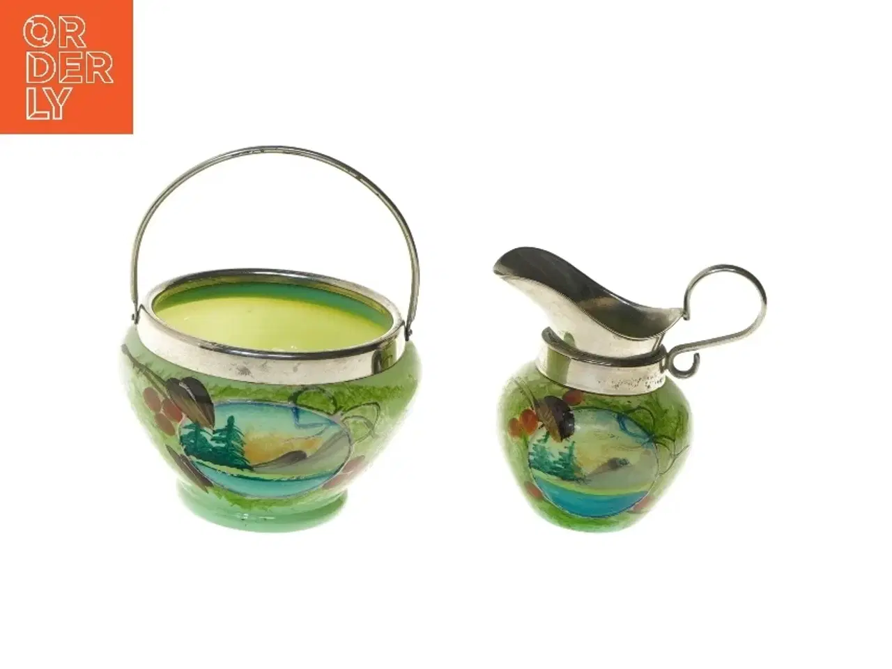 Billede 1 - Vintage dekorative krukke og kande (str. 10 & 8 cm)