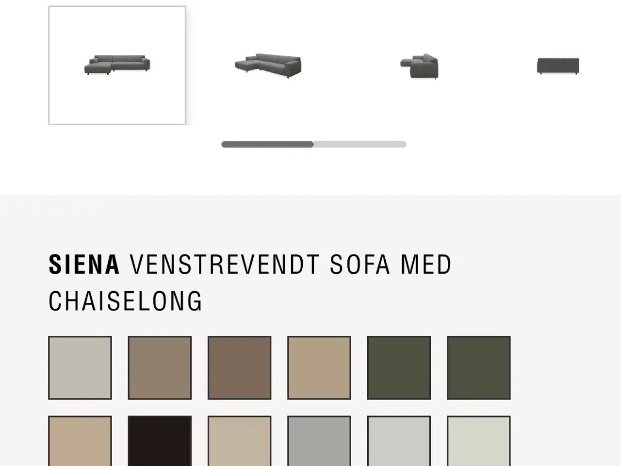Billede 5 - Siena 3½ pers. venstrevendt Sofa med chaiselong