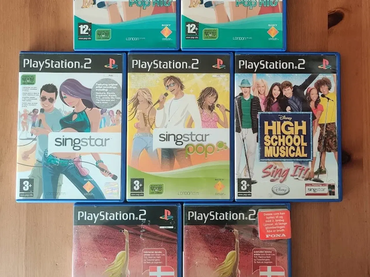 Billede 2 - Singstar mikrofoner til PS2 + spil
