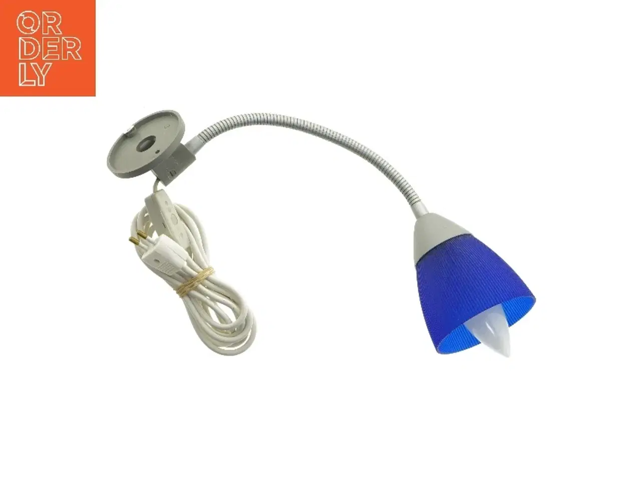 Billede 6 - Væglampe med blå skærm (str. 43 cm)