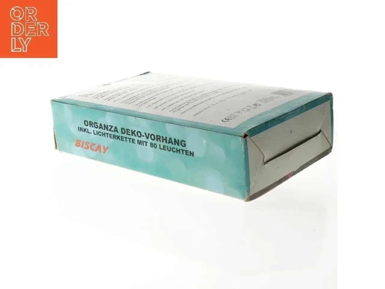 Billede 4 - Organza dekorationsforhæng med lyskæde fra Biscay (str. 19 x 26 cm)
