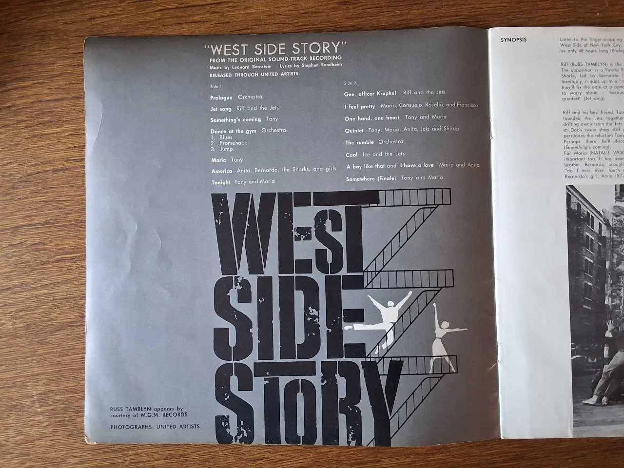 Billede 3 - WEST SIDE STORY - the original sound track recordi