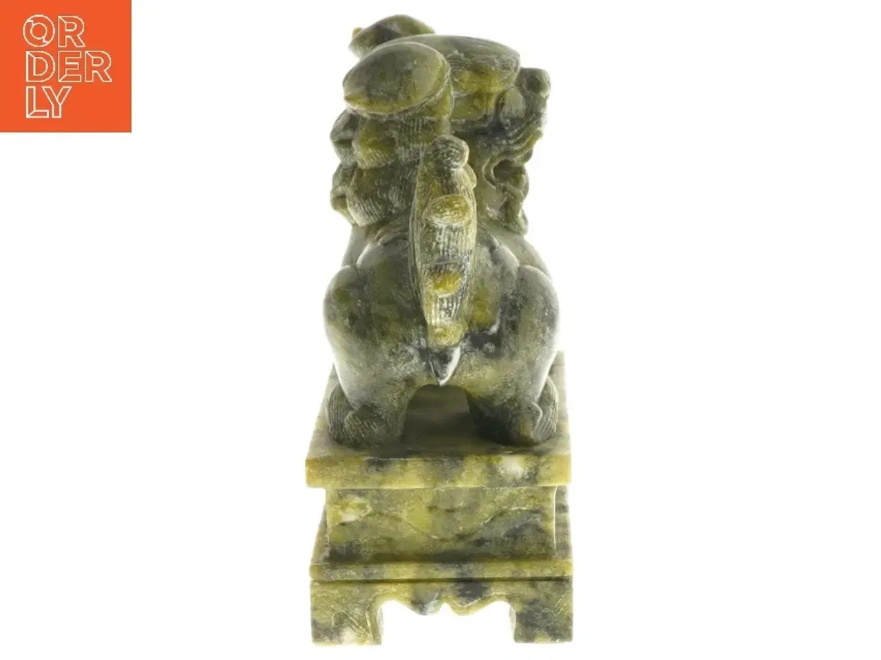 Billede 3 - Jade skulptur af foo hund (str. 10,5 cm)