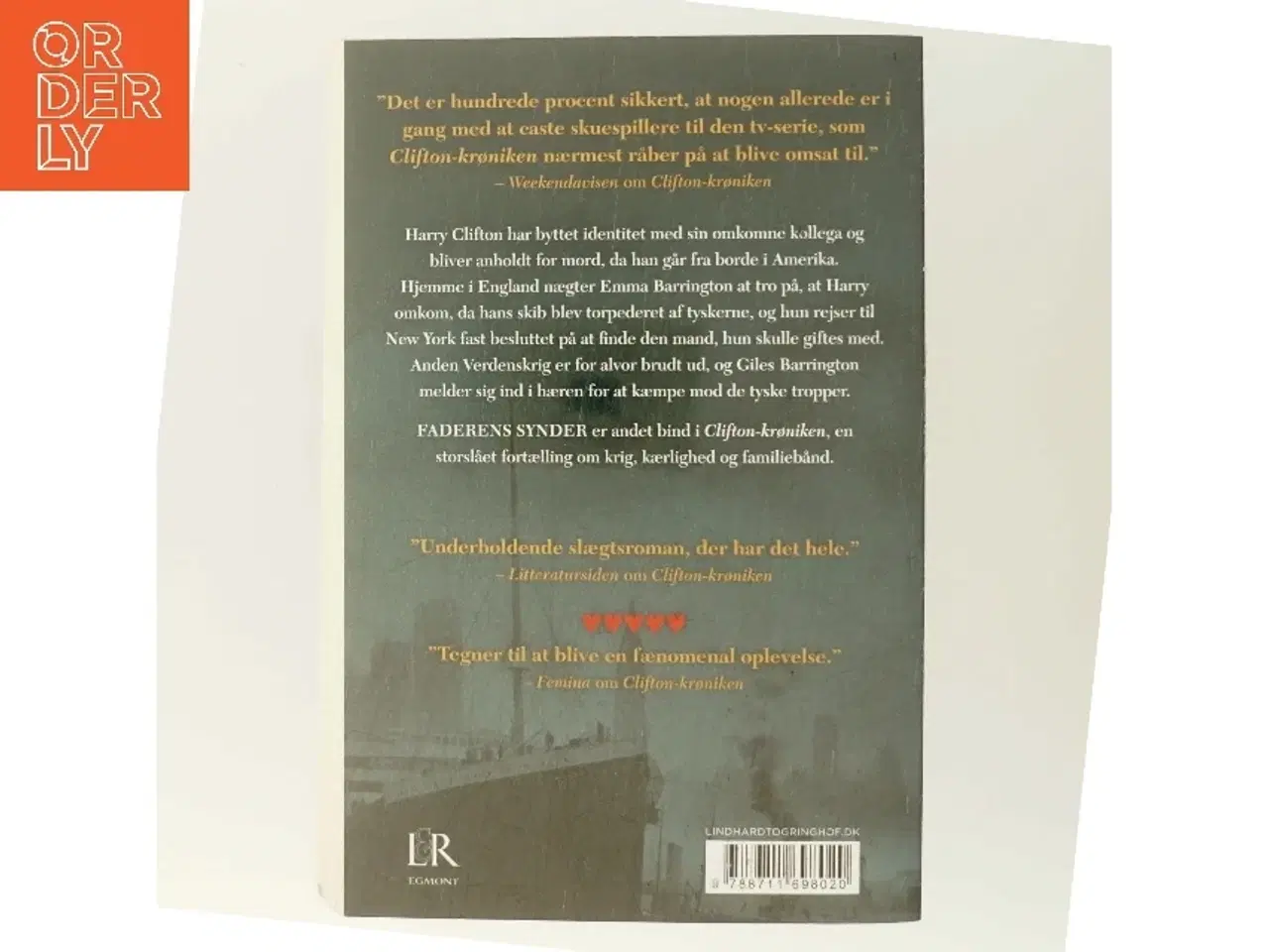 Billede 3 - Faderens synder af Jeffrey Archer (Bog)