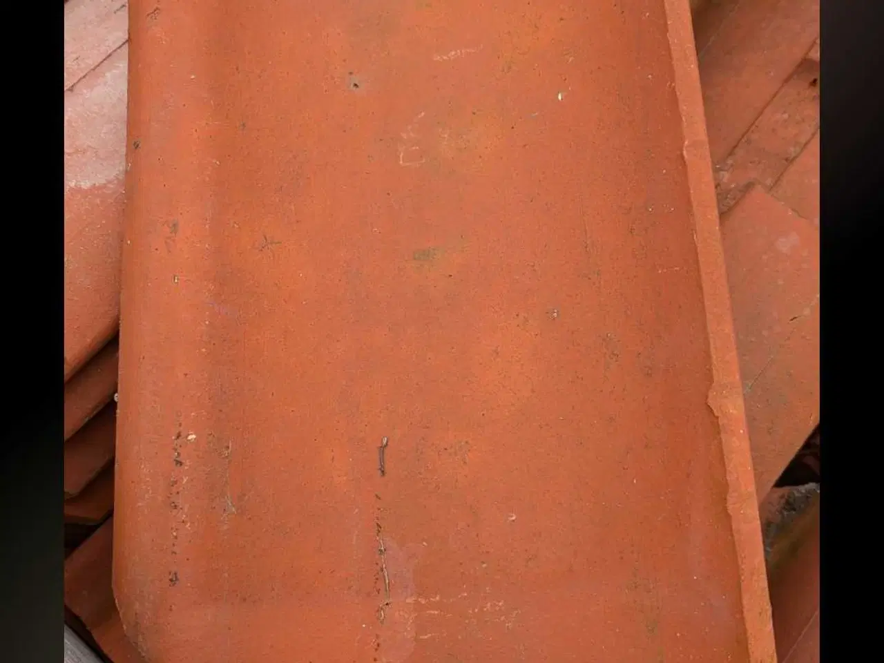 Billede 1 - Tegl tagsten rød model Gammel Dansk