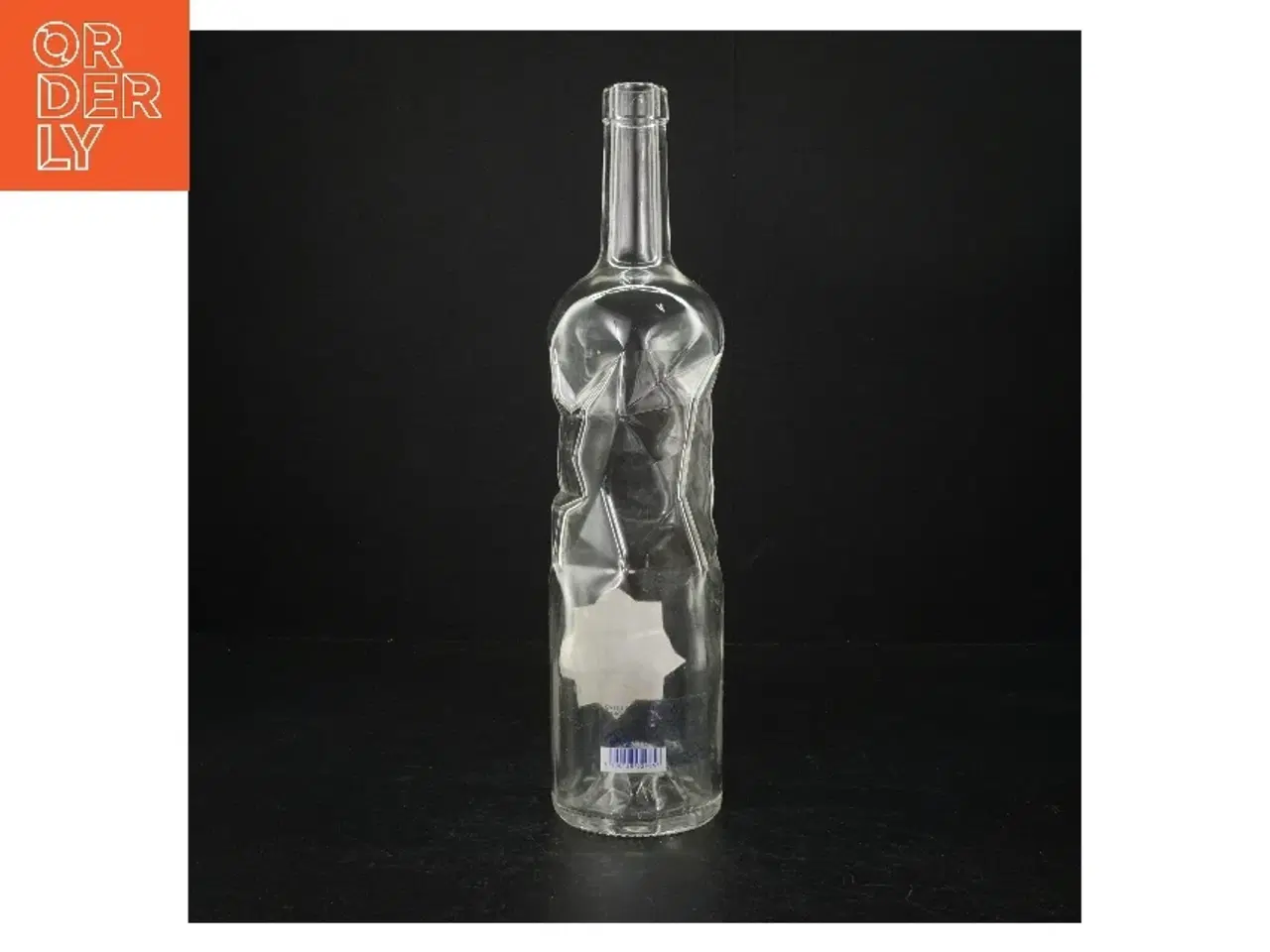 Billede 2 - Dekorativ tom glasflaske (str. 75 cl)