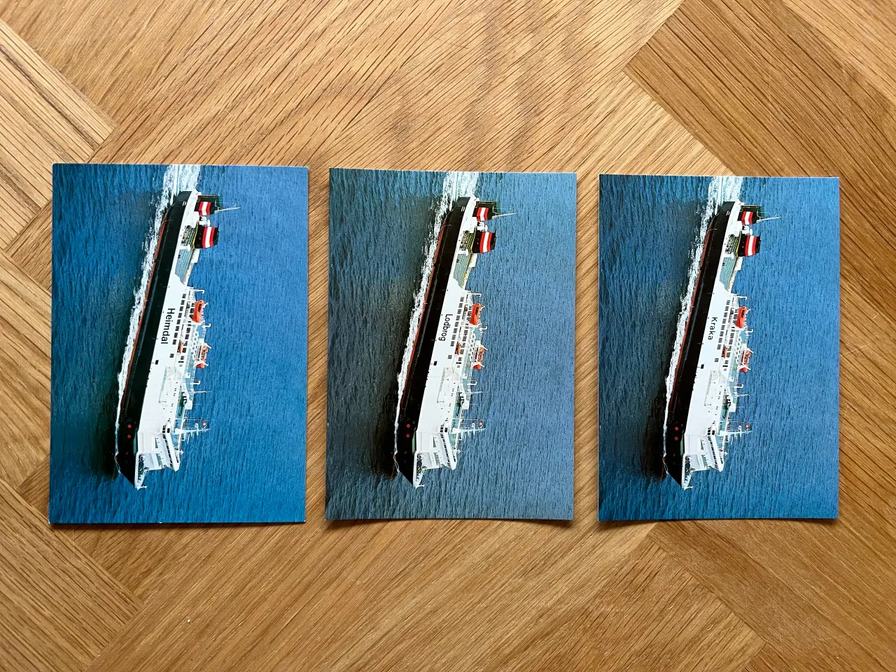 Billede 4 - Postkort med Storebæltsfærger