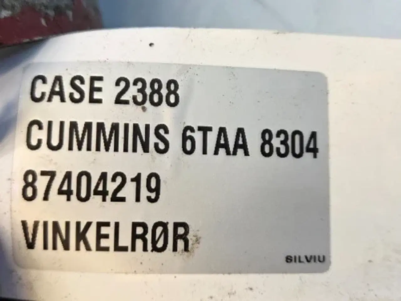Billede 9 - Cummins 6TAA-8304 Vinkelrør 87404219