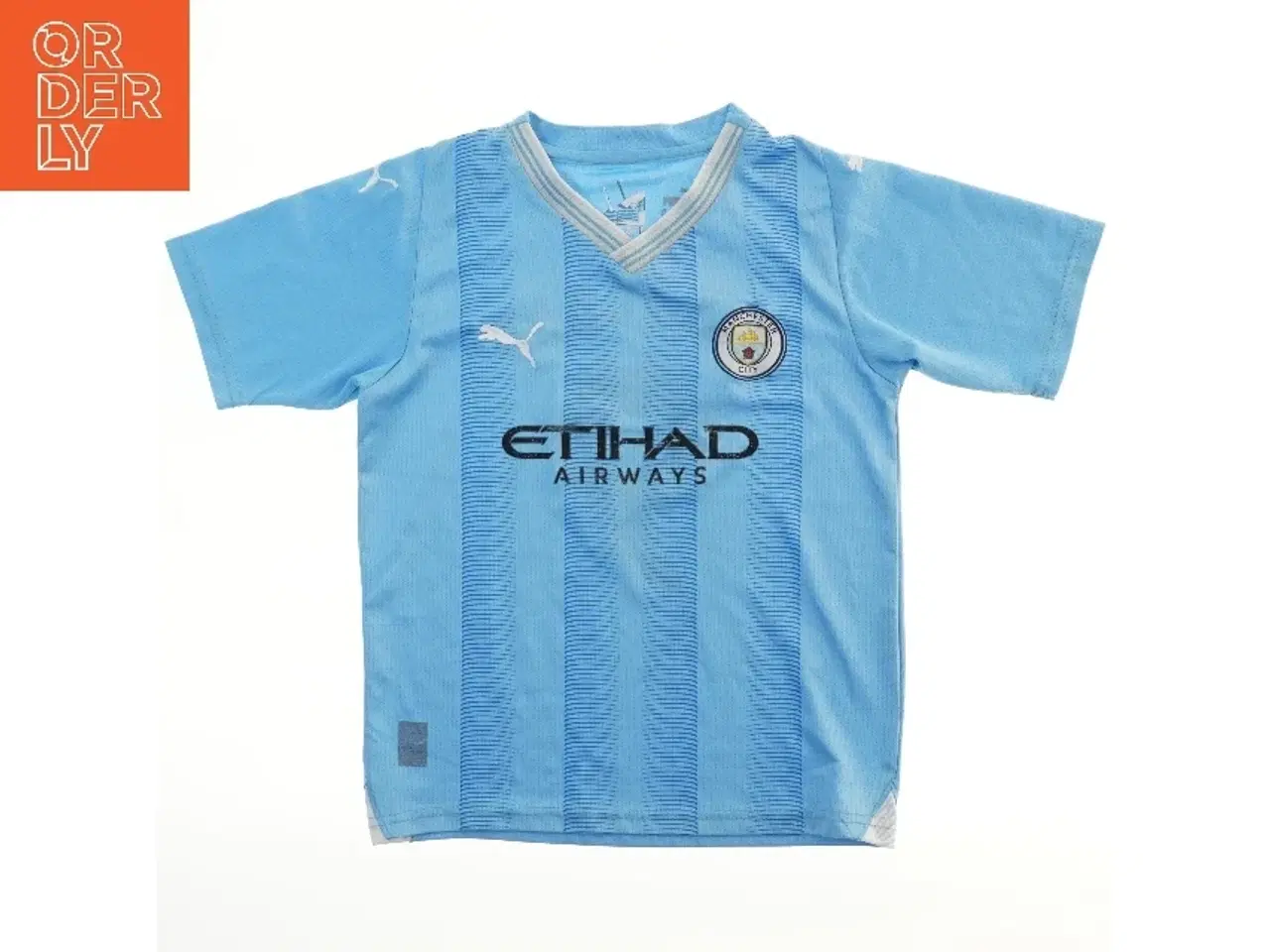 Billede 1 - Manchester City Haaland Puma Fodboldtrøje (str. 42x55 cm)
