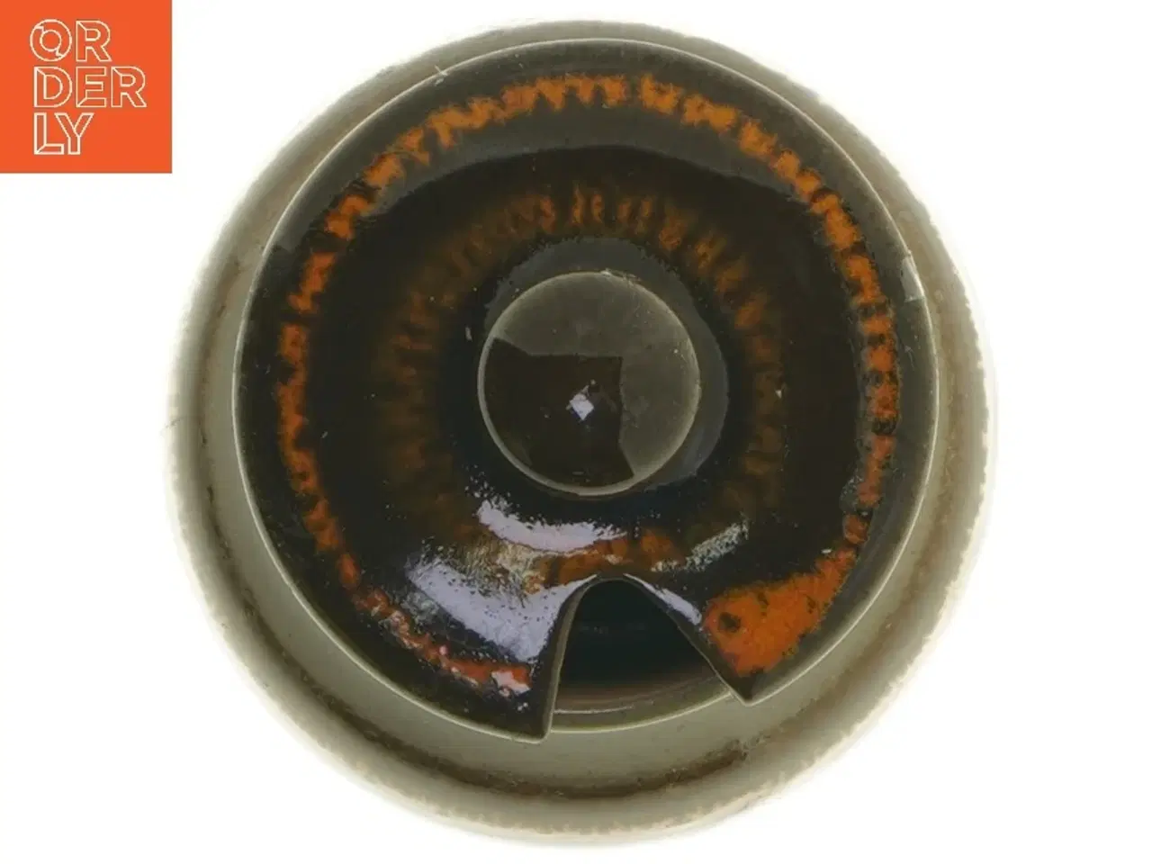 Billede 4 - Keramik krukke til evt. Marmelade med låg (str. 13 cm)