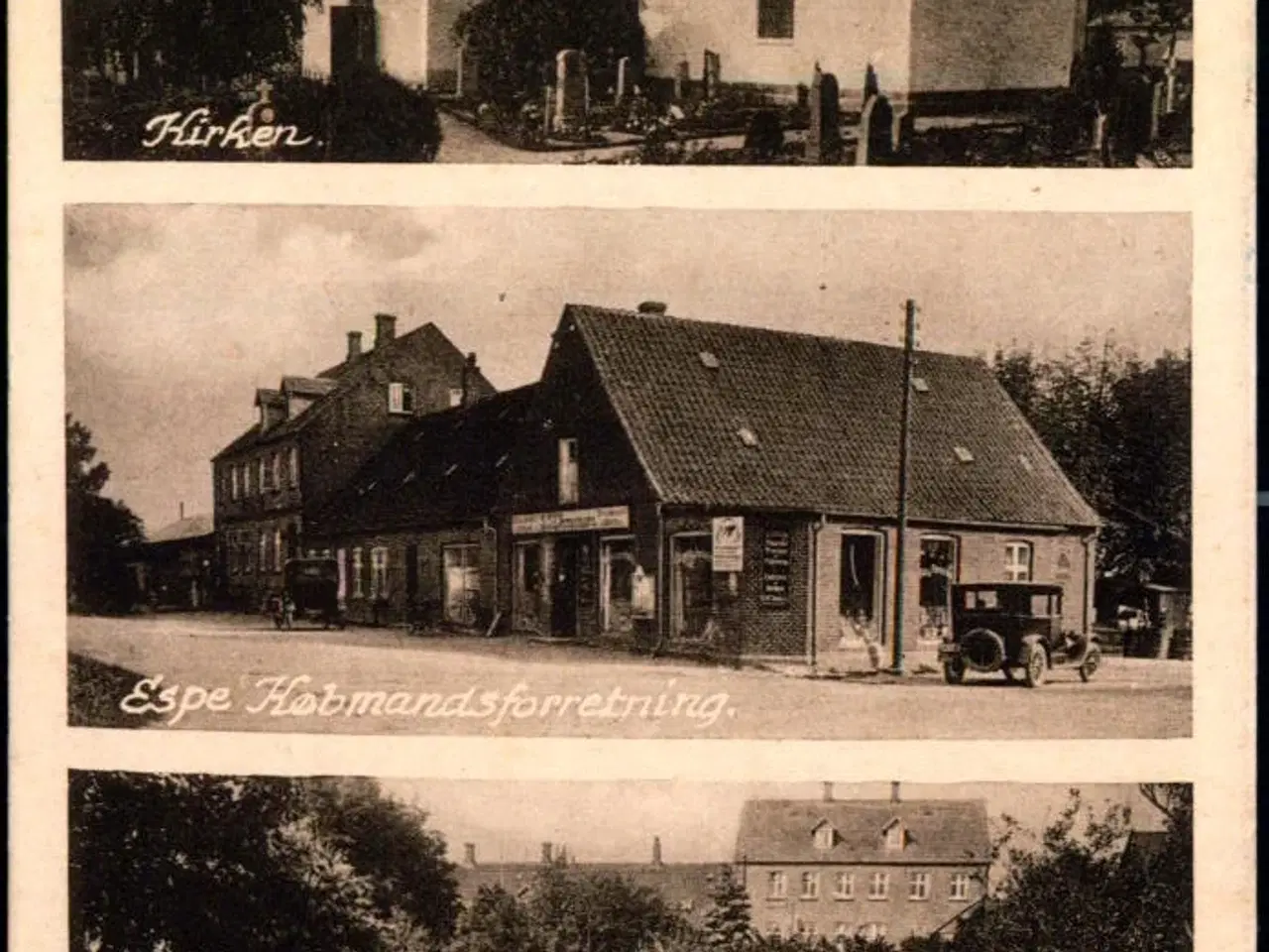 Billede 1 - Espe Købmandsforretning - Kirke - H. Schmidt u/n - Brugt