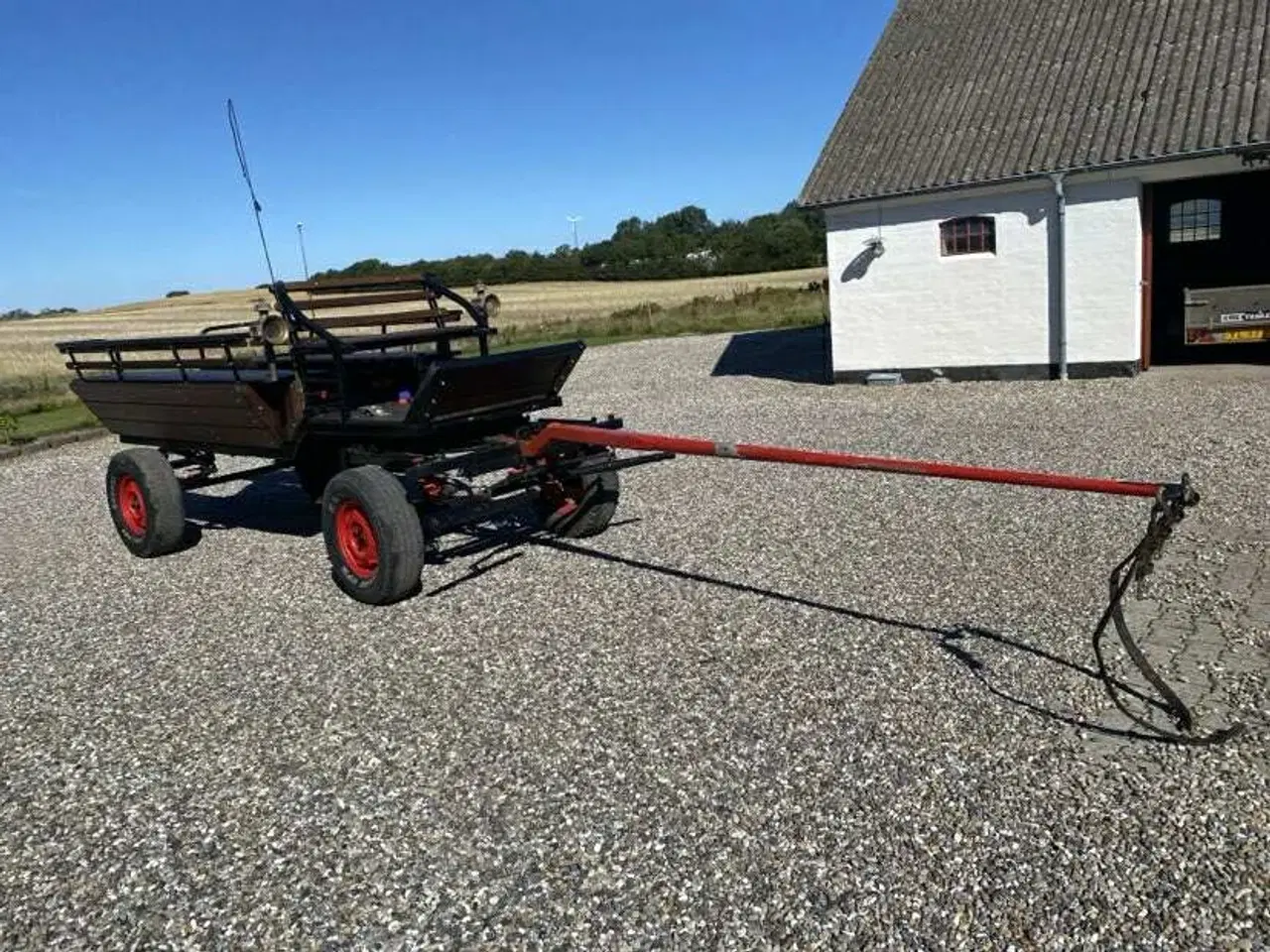 Billede 5 - Rigtig fin Hestevogn